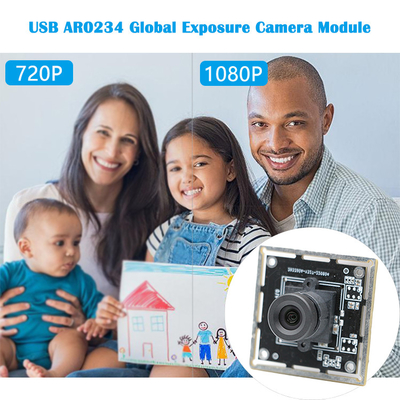 Modulo zero 1080p AR0234 della macchina fotografica di USB di distorsione per ispezione industriale