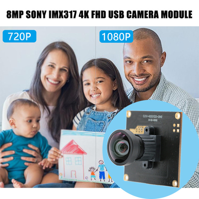 modulo Sony imx317 4k FHD della macchina fotografica del Usb 8mp per sorveglianza di sicurezza