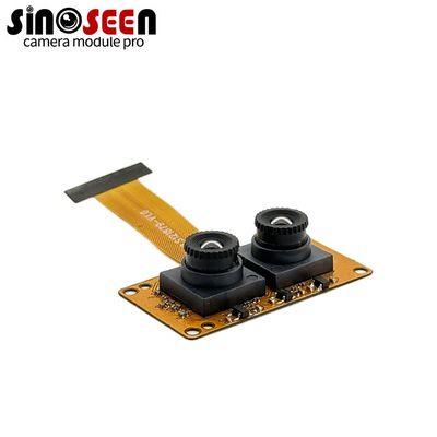 USB dual lens fixed focus camera module 1080P 120fps CMOS image sensor with MJPG YUY2 output for machine vision and industrial inspection