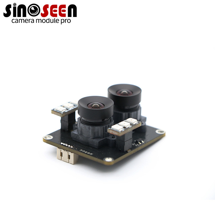 Modulo fotocamera a doppio obiettivo da 2 MP con luce di riempimento e interfaccia USB per funzionalità migliorate