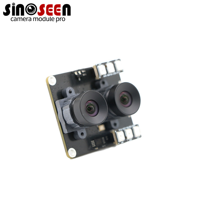 Modulo fotocamera a doppio obiettivo da 2 MP con luce di riempimento e interfaccia USB per funzionalità migliorate